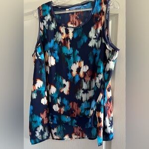 Simply Vera sleeveless blouse. Size XL